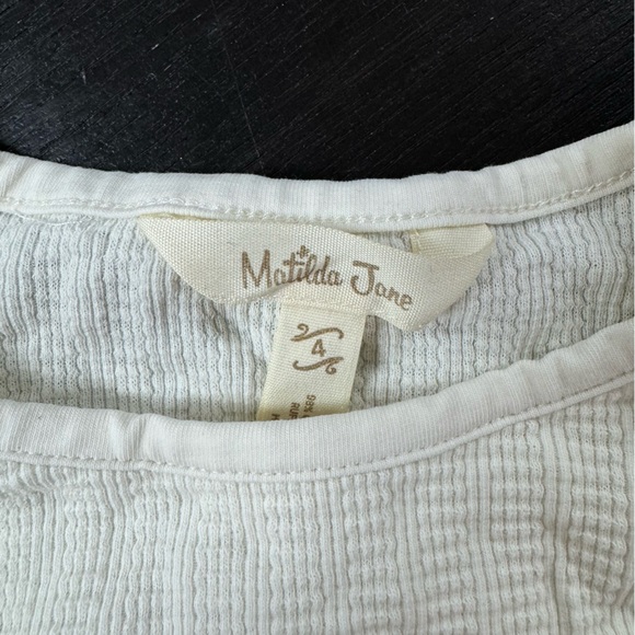 Matilda Jane - (Just Imagine) Landry Girls Egret Top |Size 4| - Picture 2 of 2